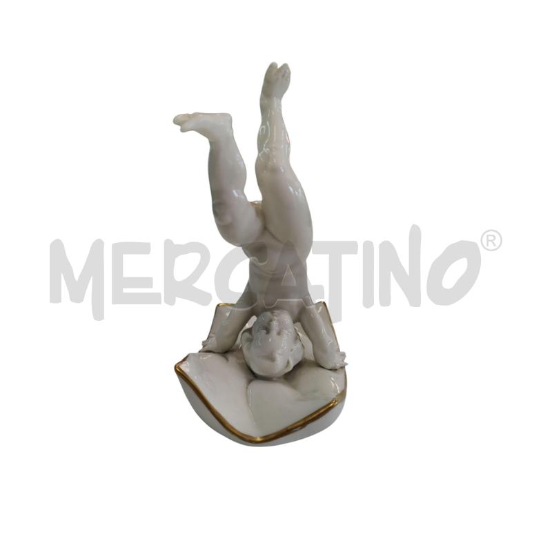 PUTTINO CERAMICA BIANCA ALTEZZA ALTEZZA 14 CM | Mercatino dell'Usato Leini' 1
