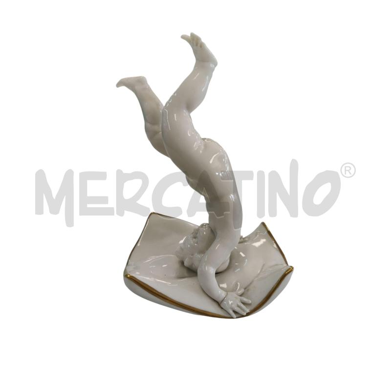 PUTTINO CERAMICA BIANCA ALTEZZA ALTEZZA 14 CM | Mercatino dell'Usato Leini' 2