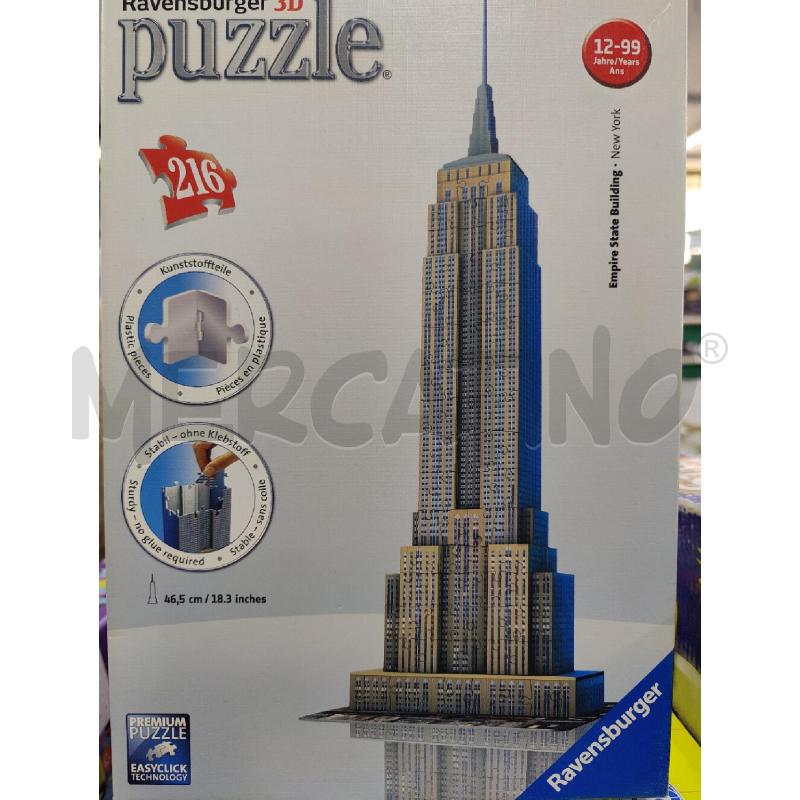 PUZZLE 3D EMPIRE STATE BUILDING 216 PZ | Mercatino dell'Usato Leini' 1