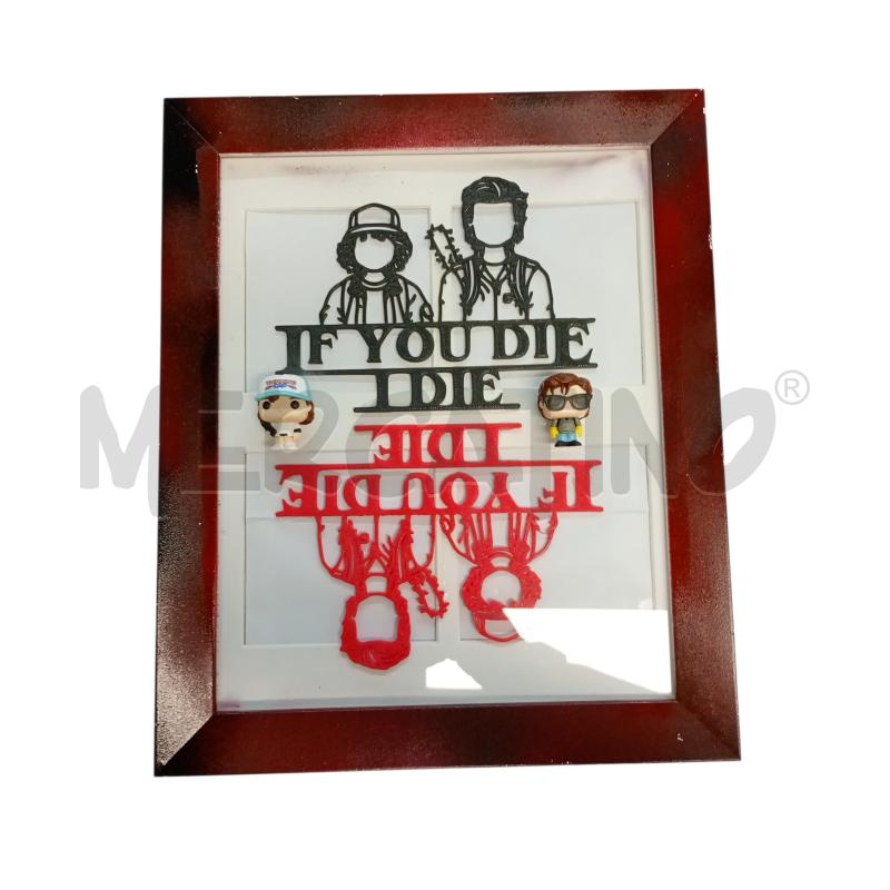 QUADRETTO STRANGER THINGS DUSTIN E STEVE MIS 34X28  | Mercatino dell'Usato Leini' 1