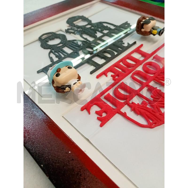 QUADRETTO STRANGER THINGS DUSTIN E STEVE MIS 34X28  | Mercatino dell'Usato Leini' 2
