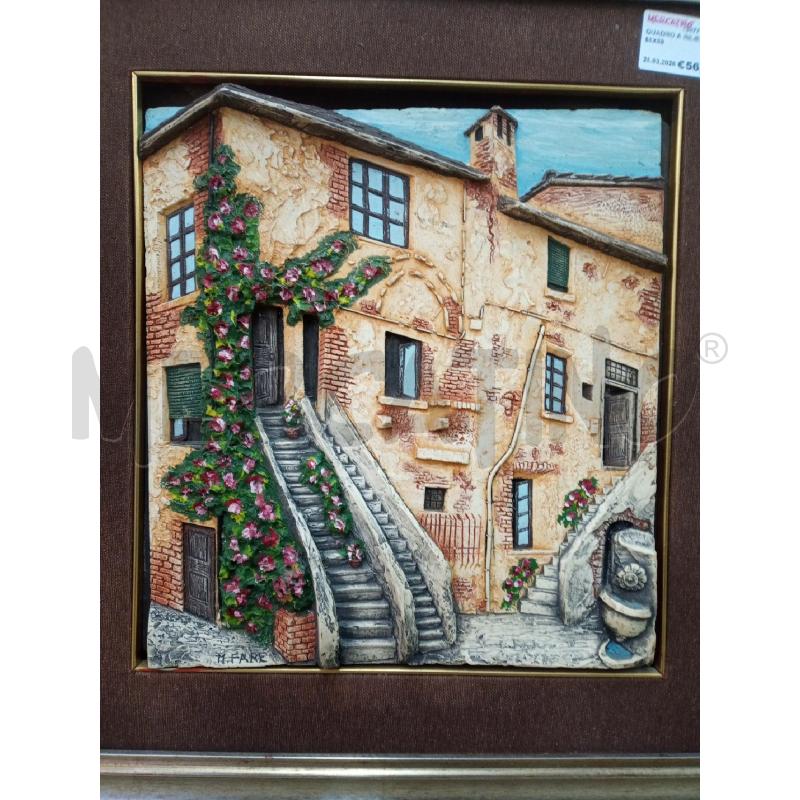 QUADRO A RILIEVO MIS 55X59  | Mercatino dell'Usato Leini' 1