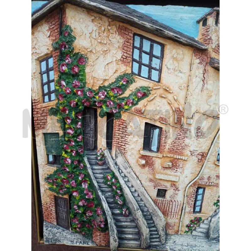 QUADRO A RILIEVO MIS 55X59  | Mercatino dell'Usato Leini' 2