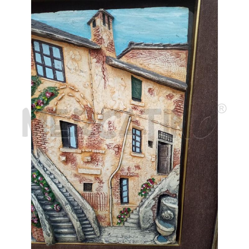 QUADRO A RILIEVO MIS 55X59  | Mercatino dell'Usato Leini' 3