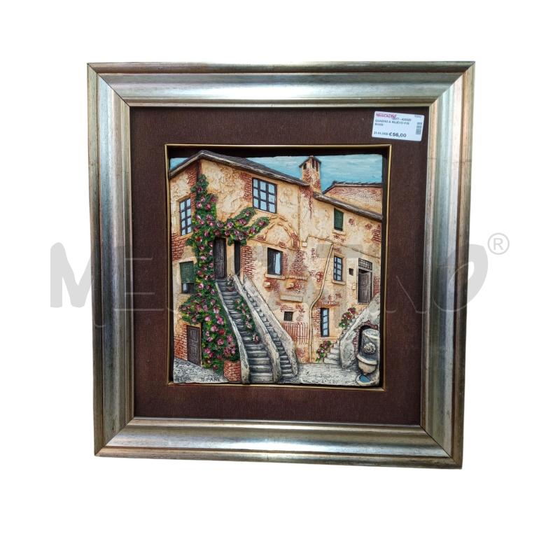 QUADRO A RILIEVO MIS 55X59  | Mercatino dell'Usato Leini' 4