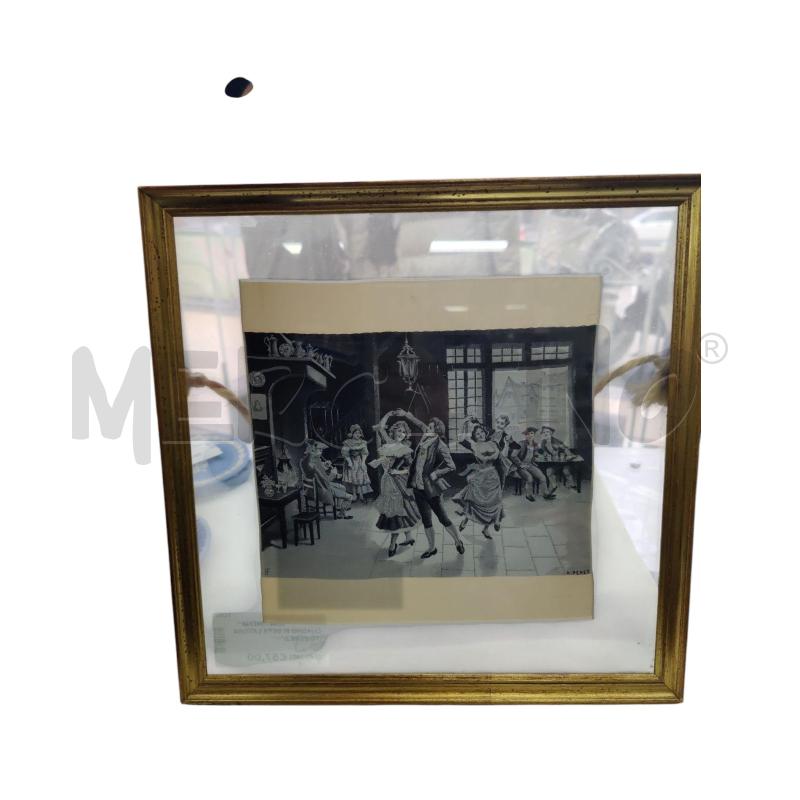 QUADRO IN SETA LAVORA TO PEREZ | Mercatino dell'Usato Leini' 1