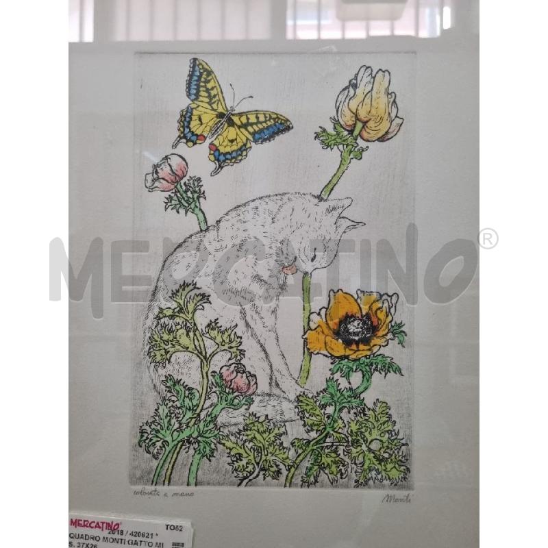 QUADRO MONTI GATTO MIS. 37X26 | Mercatino dell'Usato Leini' 1