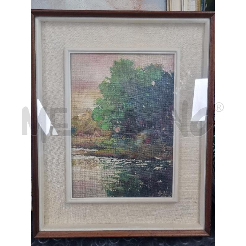 QUADRO OLIO SU TELA 52X42 | Mercatino dell'Usato Leini' 1