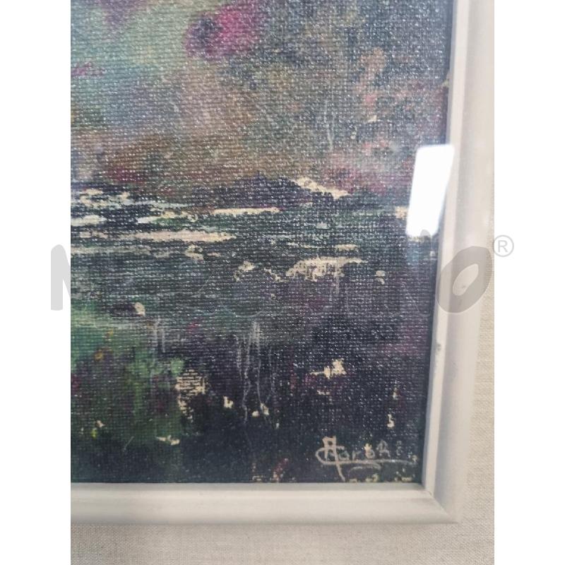 QUADRO OLIO SU TELA 52X42 | Mercatino dell'Usato Leini' 2