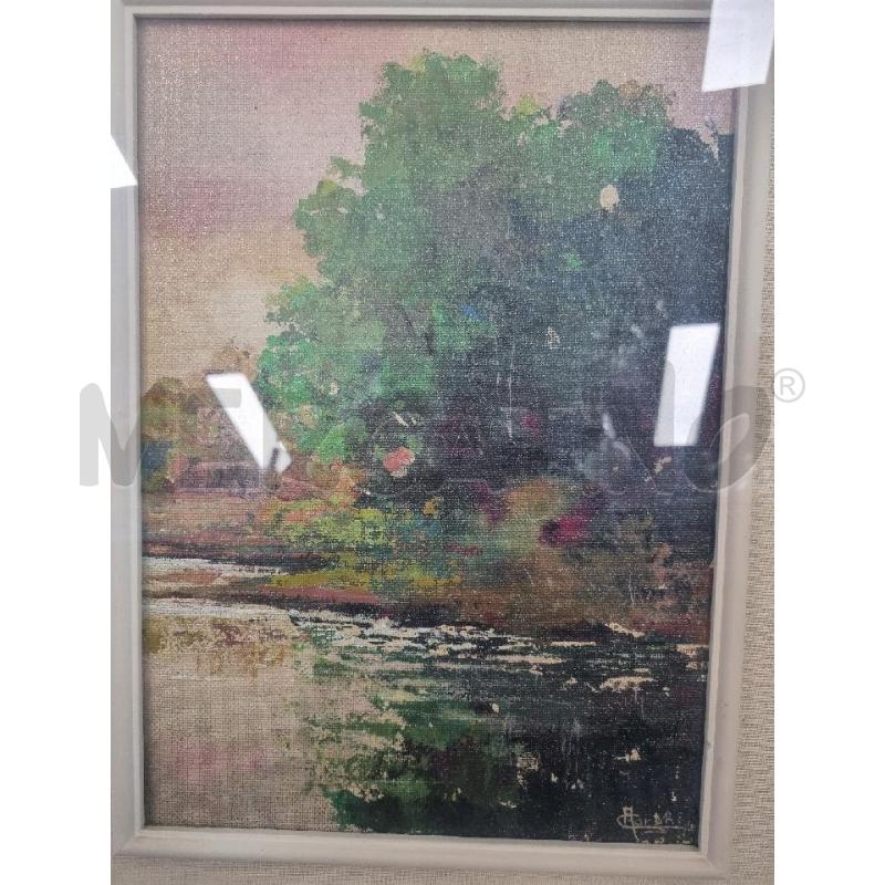 QUADRO OLIO SU TELA 52X42 | Mercatino dell'Usato Leini' 3