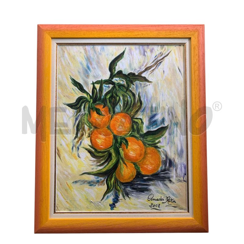 QUADRO OLIO SU TELA ARANCE 56X46 | Mercatino dell'Usato Leini' 1