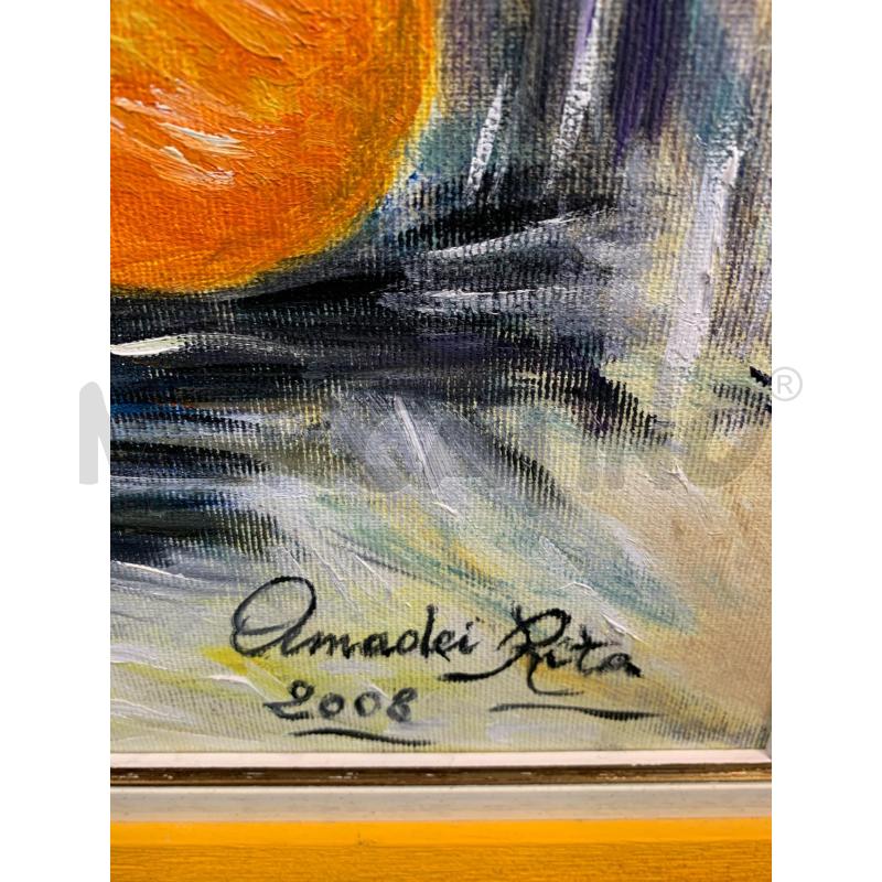 QUADRO OLIO SU TELA ARANCE 56X46 | Mercatino dell'Usato Leini' 3