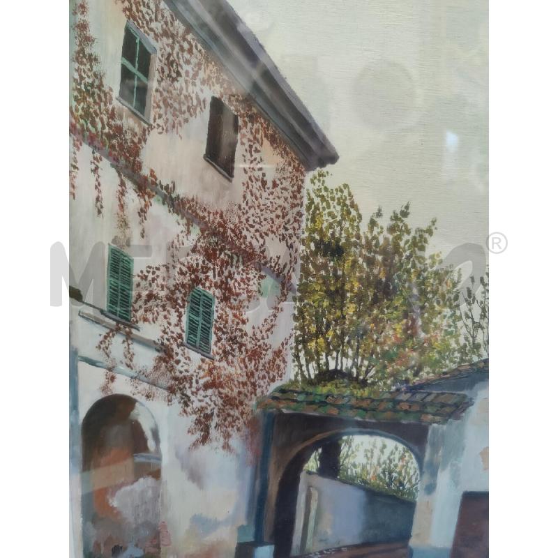 QUADRO OLIO SU TELA CHIESA 55X65 | Mercatino dell'Usato Leini' 3