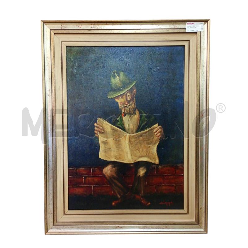 QUADRO OLIO SU TELA COLAZZA MIS.70X90 | Mercatino dell'Usato Leini' 1