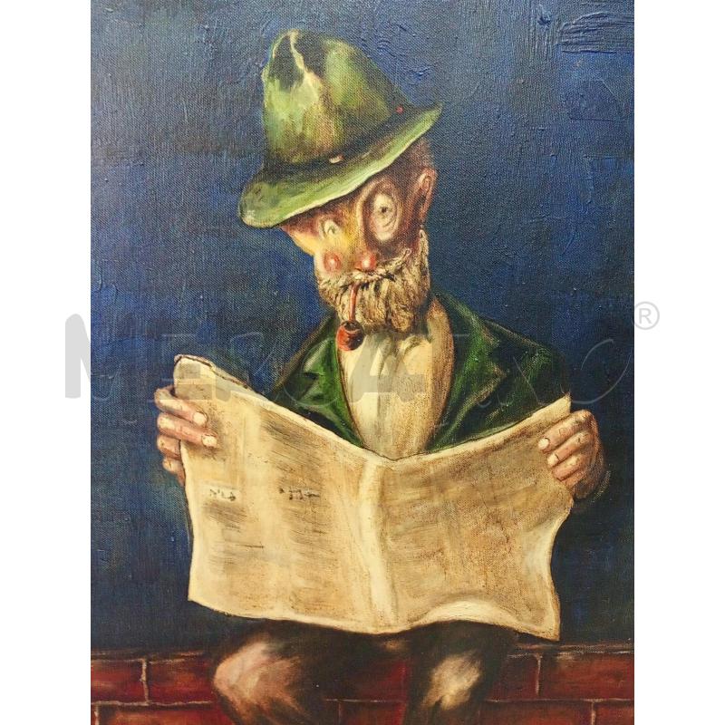 QUADRO OLIO SU TELA COLAZZA MIS.70X90 | Mercatino dell'Usato Leini' 2