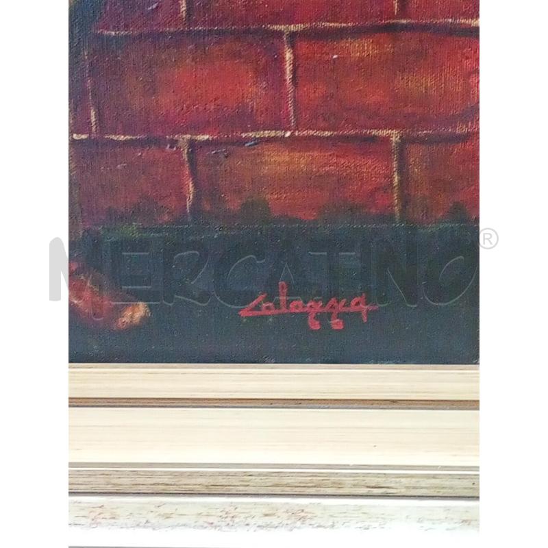 QUADRO OLIO SU TELA COLAZZA MIS.70X90 | Mercatino dell'Usato Leini' 3