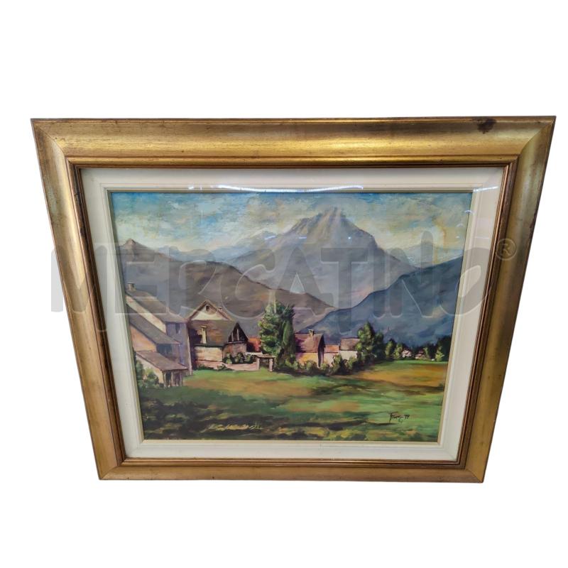 QUADRO OLIO SU TELA MIS 70 X 50 | Mercatino dell'Usato Leini' 1