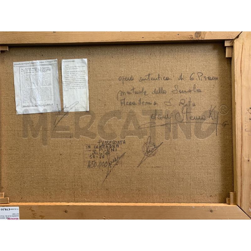 QUADRO OLIO SU TELA MIS 71X91 | Mercatino dell'Usato Leini' 2