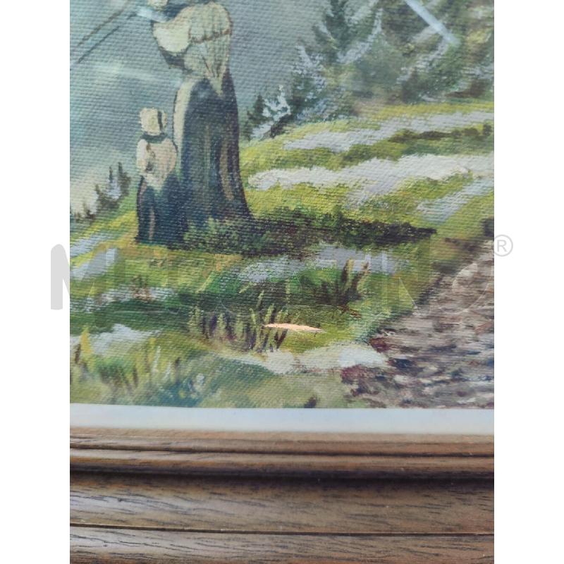 QUADRO OLIO SU TELA PAESAGGIO DI LOIASCA ENRICO  | Mercatino dell'Usato Leini' 3