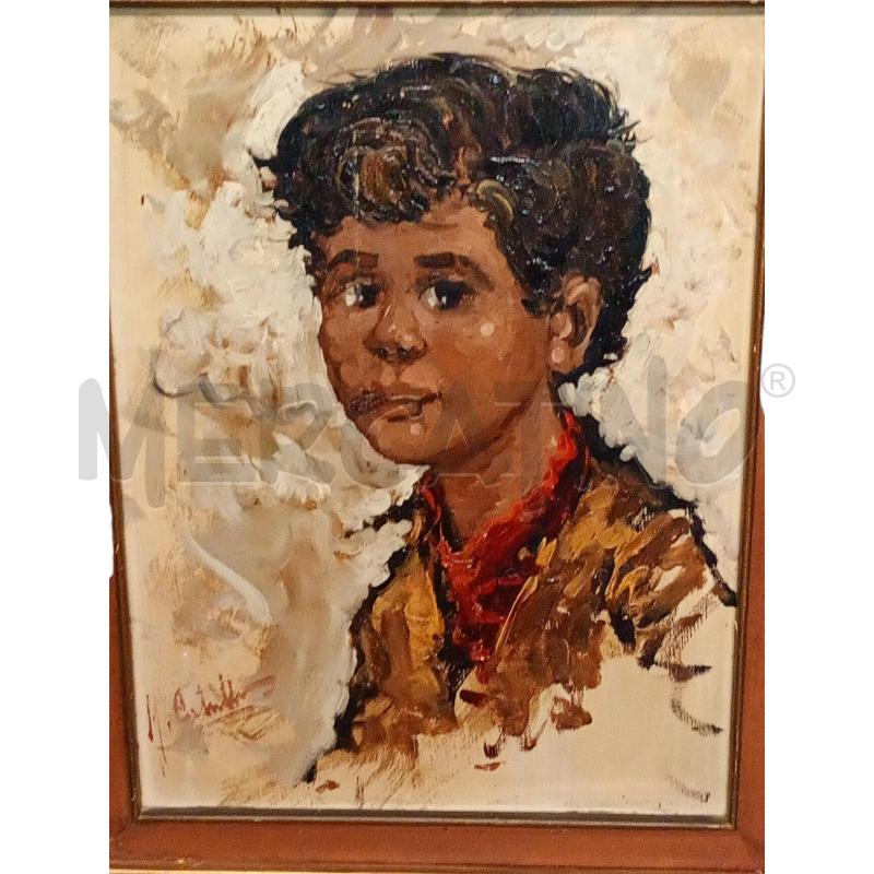 QUADRO VECCHIO OLIO SU TELA  MIS 54 X 44 | Mercatino dell'Usato Leini' 2