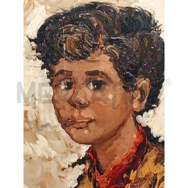 QUADRO VECCHIO OLIO SU TELA  MIS 54 X 44 | Mercatino dell'Usato Leini' 3