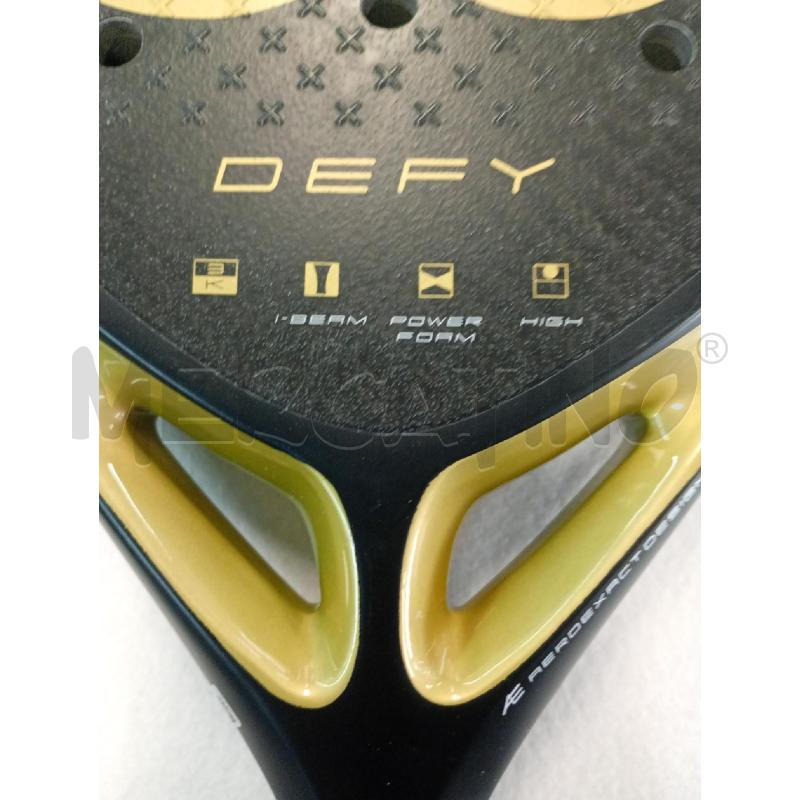 RACCHETTA PADEL WILSON DEFY 365 G ORO E NERA  | Mercatino dell'Usato Leini' 2