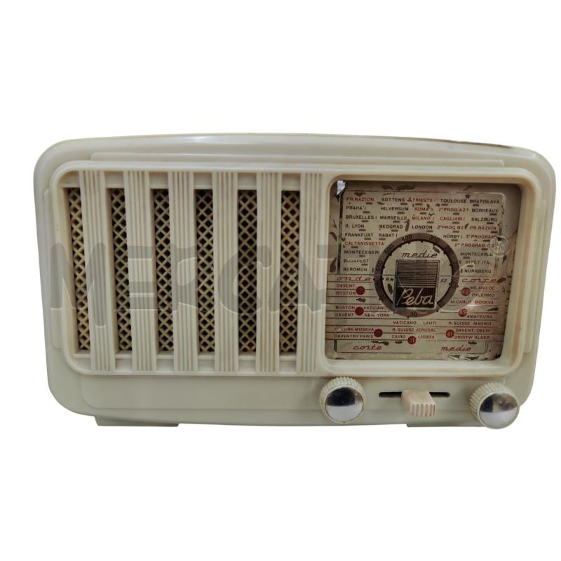 RADIO A VALVOLE EPOCA BACHELITE AVORIO PEBA | Mercatino dell'Usato Leini' 1