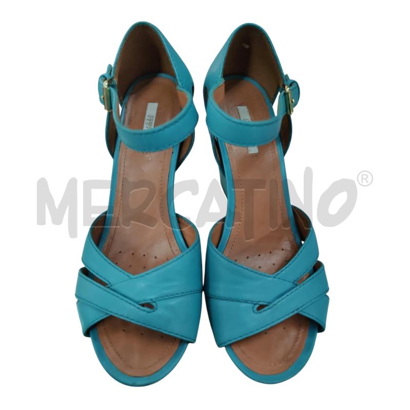 SANDALI DONNA GEOX VERA PELLE  | Mercatino dell'Usato Leini' 2