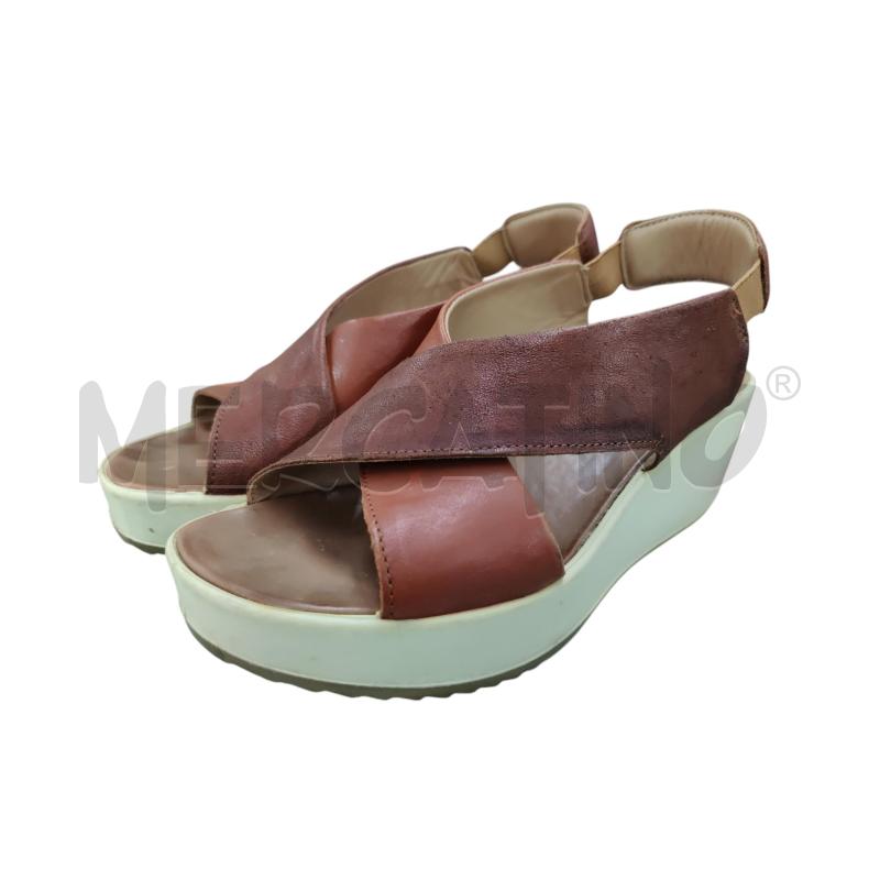 SANDALI DONNA IGI&CO VERA PELLE  CUOIO  | Mercatino dell'Usato Leini' 1