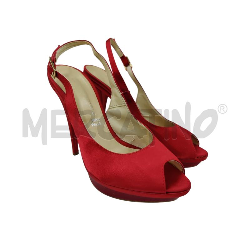 SANDALI DONNA ROSSO  | Mercatino dell'Usato Leini' 1