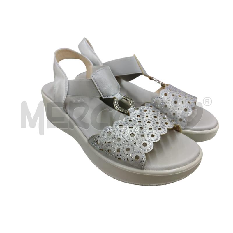 SANDALI DONNA SOFT SPACE ARGENTO | Mercatino dell'Usato Leini' 1