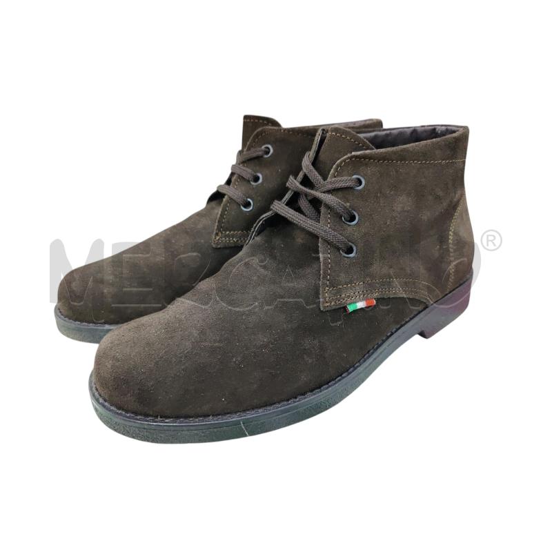 SCARPE UOMO  POLACCHINO MARRONE SCAMOSCIATE | Mercatino dell'Usato Leini' 1