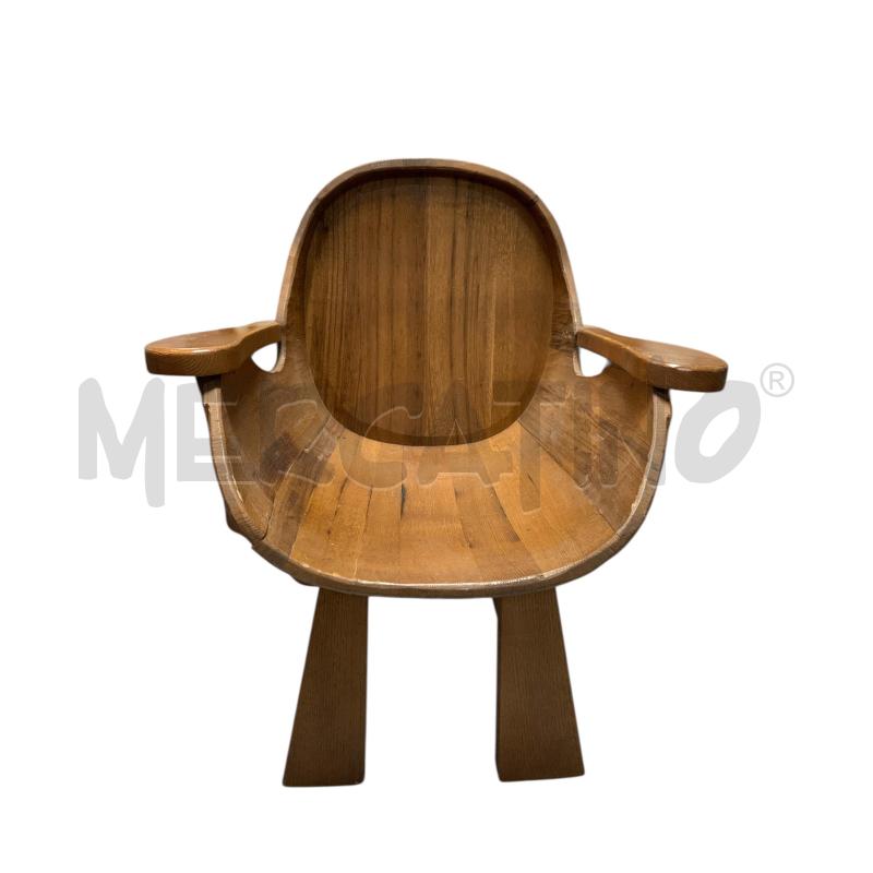 SEDIA BOTTE IN LEGNO | Mercatino dell'Usato Leini' 2