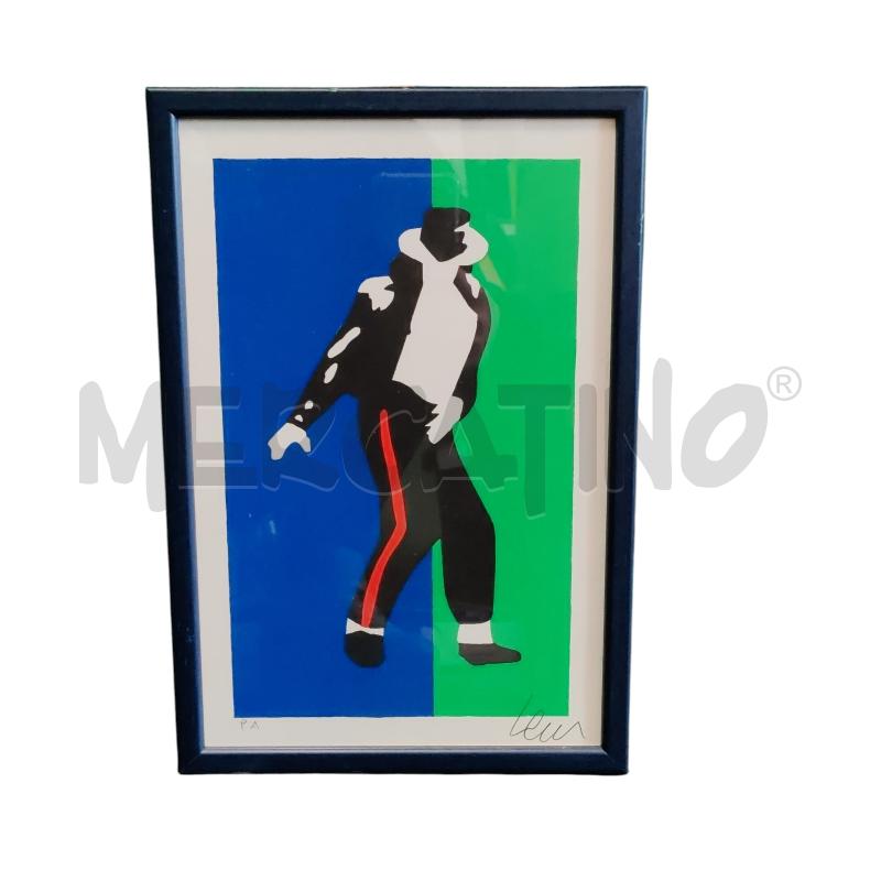 SERIGRAFIA MARCO LODOLA 20 X 30 MICHAEL JAKSON CON CORNICE | Mercatino dell'Usato Leini' 1