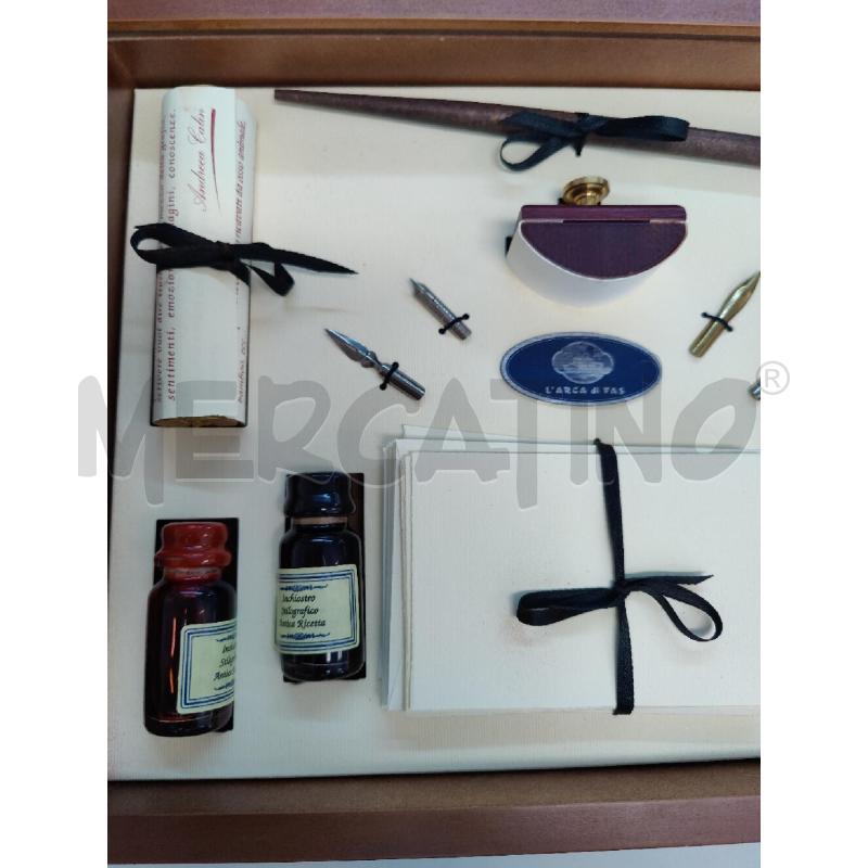 SET PER CALLIGRAFIA PENNINI INCHIOSTRO E UN TIMBRO | Mercatino dell'Usato Leini' 3