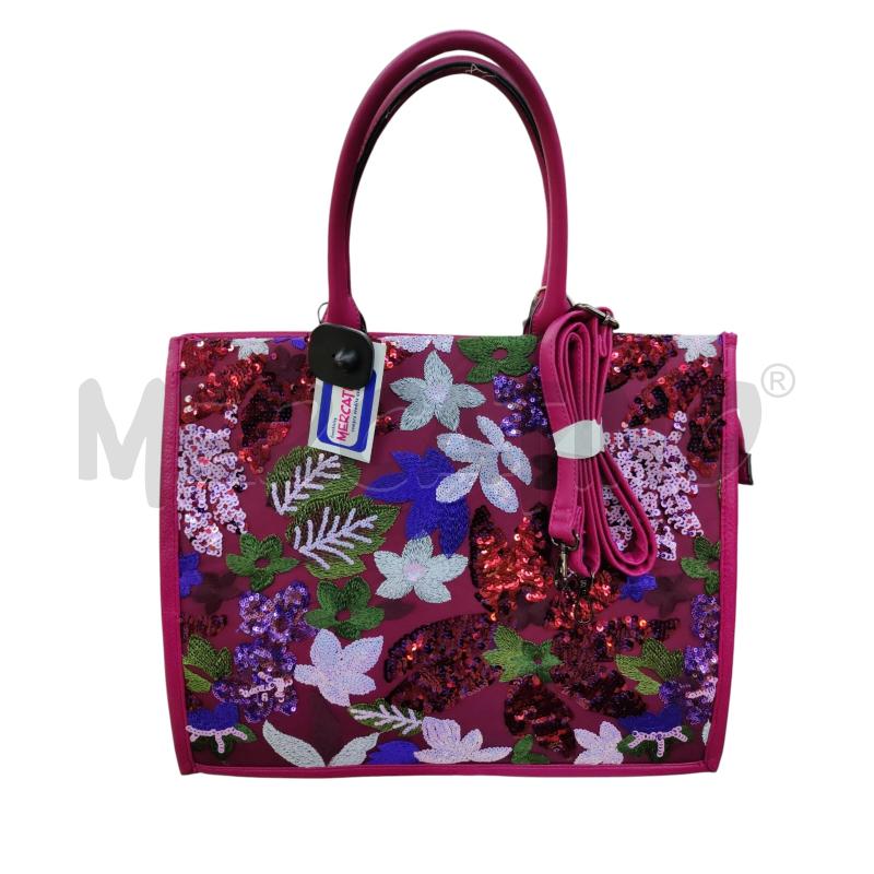 SHOPPER CON PAILLETTES BORGOGNA | Mercatino dell'Usato Leini' 1