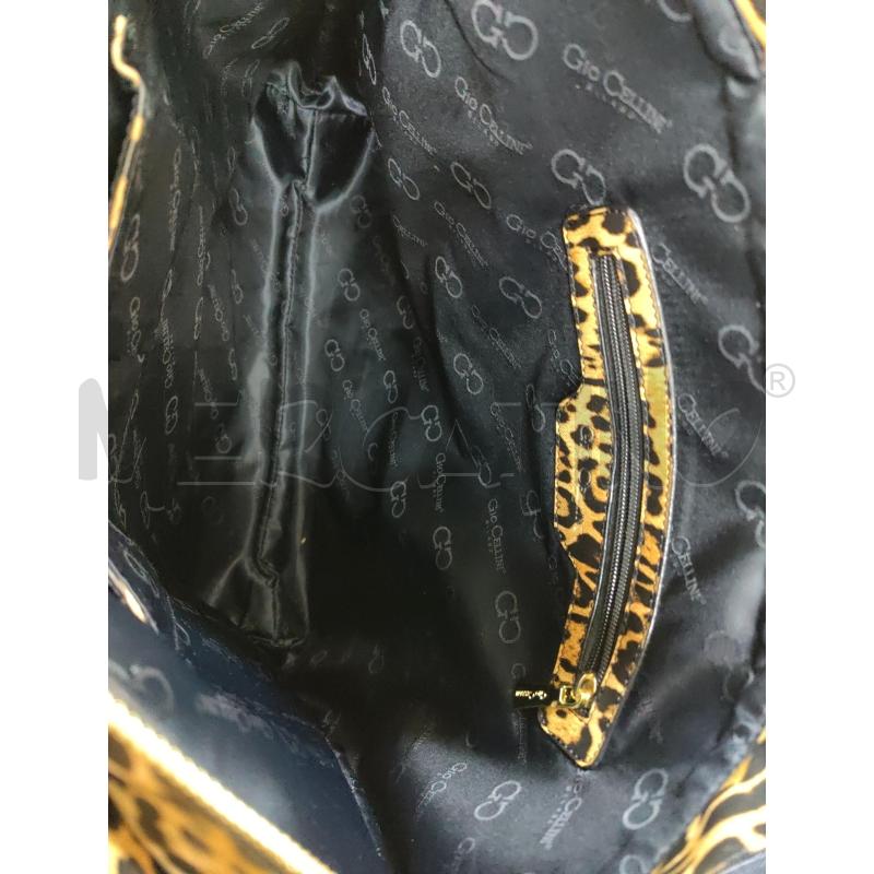 SHOPPING BAG GIO CELLINI LEOPARDATA | Mercatino dell'Usato Leini' 2