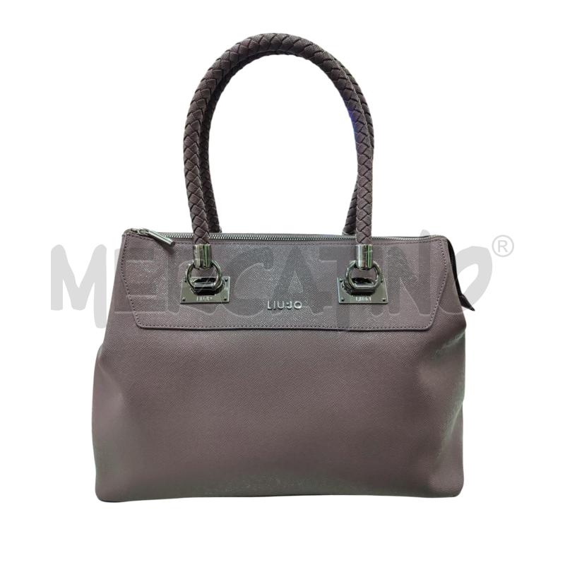 SHOPPING BAG LIU JO COLOR PRUGNA OTTIME CONDIZIONI | Mercatino dell'Usato Leini' 1
