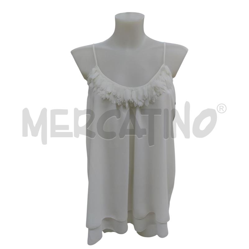SMANICATO DONNA BIANCO NAF NAF | Mercatino dell'Usato Leini' 1