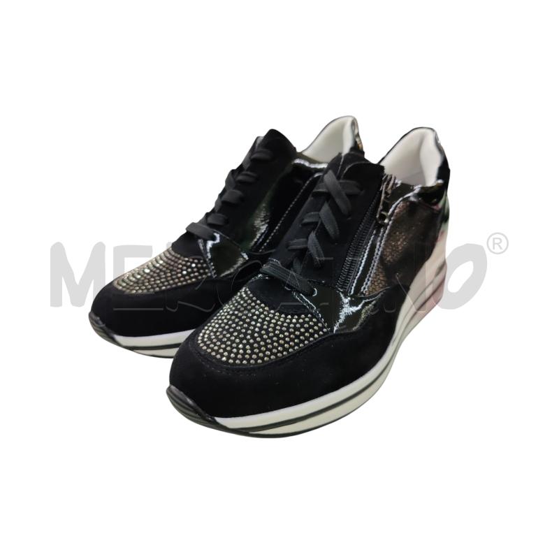 SNEAKERS DONNA NERO GALA VERA PELLE  | Mercatino dell'Usato Leini' 1