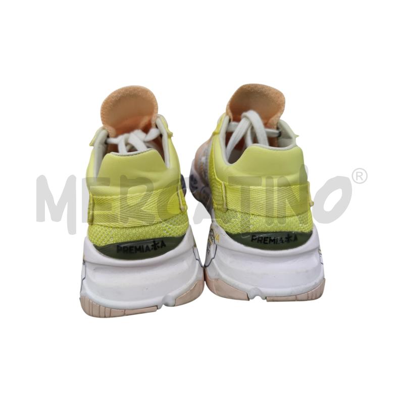 SNEAKERS DONNA PREMIATA TELA ARANCIO  E GIALLA | Mercatino dell'Usato Leini' 3