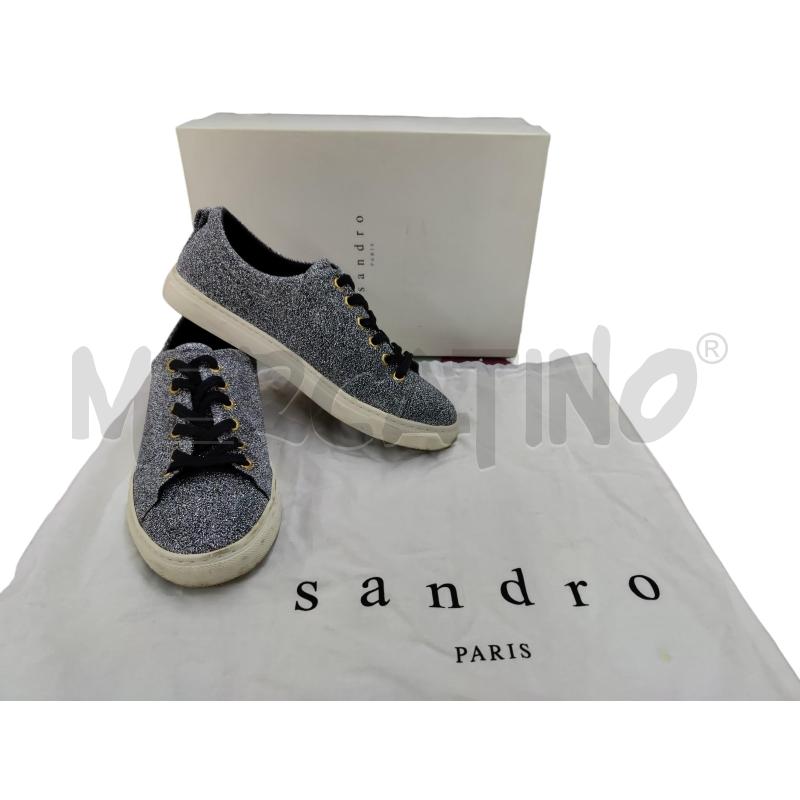 SNEAKERS DONNA SANDRO ARGENTO  | Mercatino dell'Usato Leini' 1