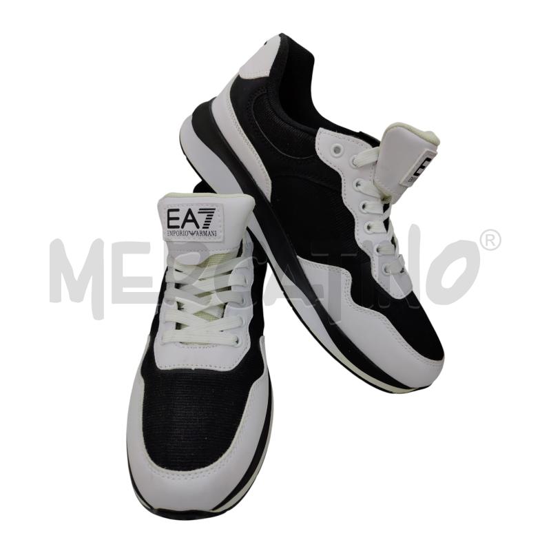 SNEAKERS UOMO ARMANI EXCHANGE BIANCO NERO  | Mercatino dell'Usato Leini' 1