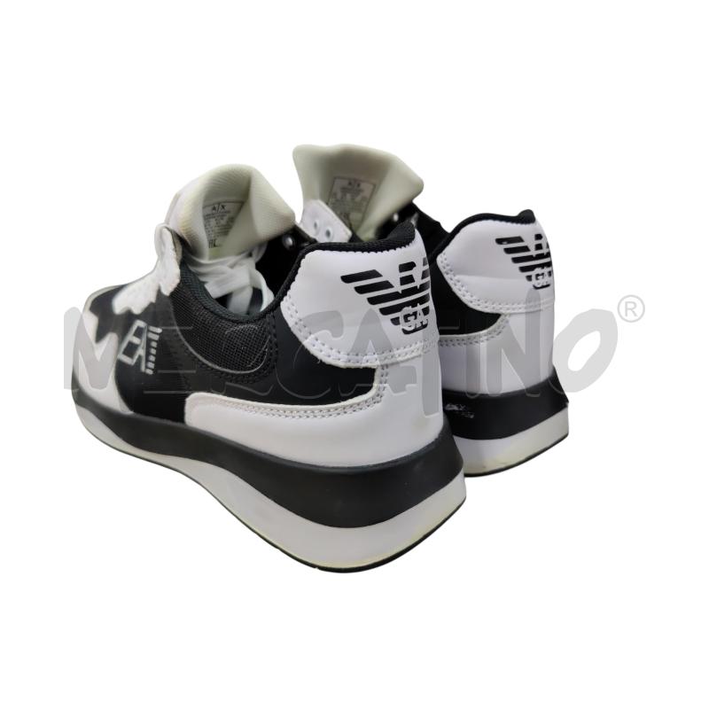 SNEAKERS UOMO ARMANI EXCHANGE BIANCO NERO  | Mercatino dell'Usato Leini' 2