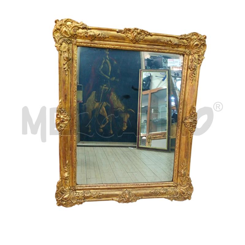 SPECCHIO CON CORNICE VINTAGE PRIMI 900' 71X89 | Mercatino dell'Usato Leini' 1