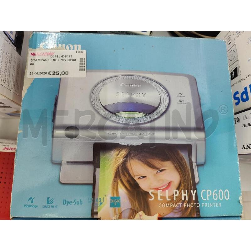 STAMPANTE SELPHY CP6000 | Mercatino dell'Usato Leini' 1