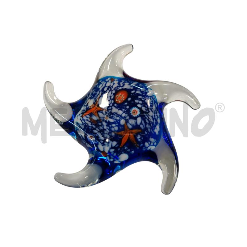 STELLA DI VETRO DI MURANO CON MURRINE | Mercatino dell'Usato Leini' 1