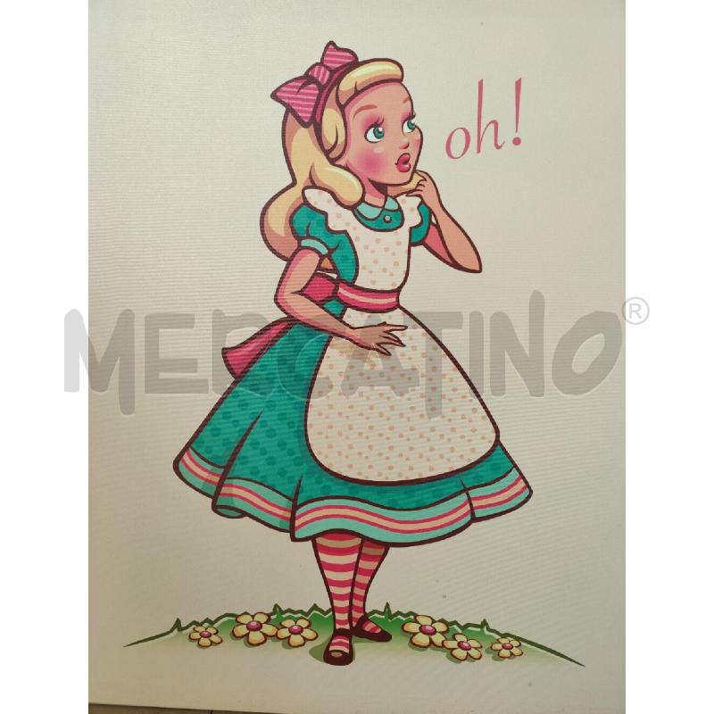 TELA ALICE NEL PAESE DELLE MERAVIGLIA | Mercatino dell'Usato Leini' 3