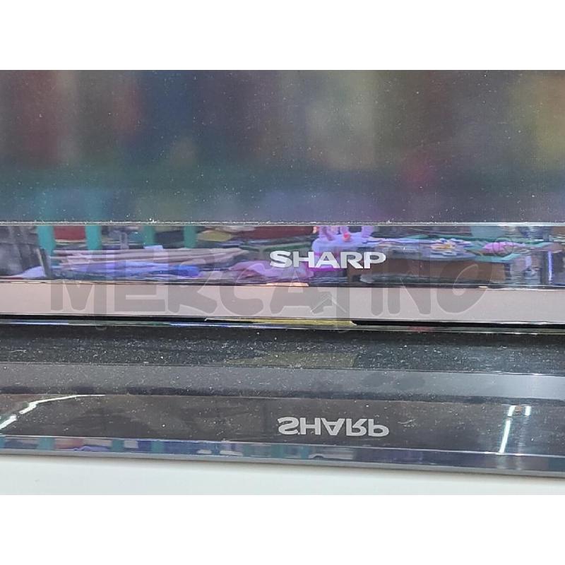 TELEVISORE PIATTO 80 POLLICI SHARP NERO CON TELECOMANDO 1 | Mercatino dell'Usato Leini' 2