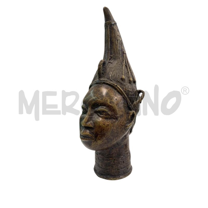 TESTA AFRICANA RAFFIGURANTE REGINA  | Mercatino dell'Usato Leini' 1